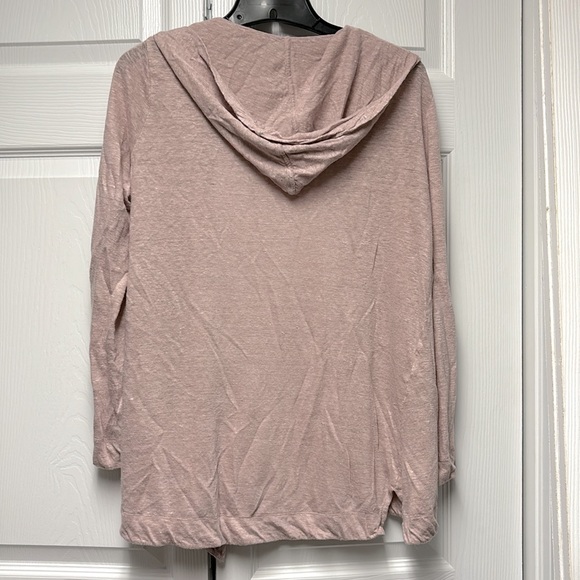 Hooded lightweight Sweater Dusty Rose L - Picture 3 of 3